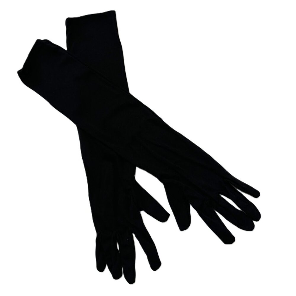 Loftus Black Fashion Elbow Gloves NOS NWT
